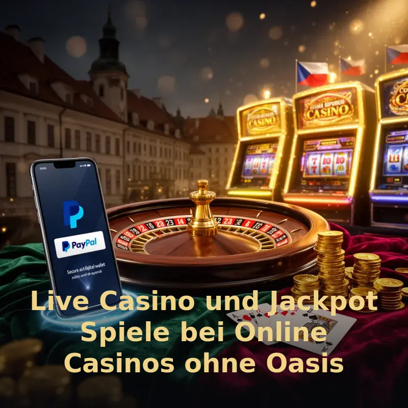 Live Casino und Jackpot Spiele bei Online Casinos ohne Oasis